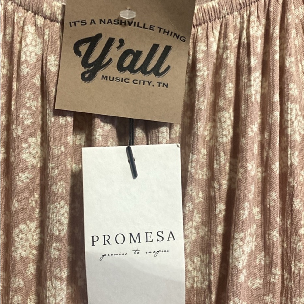 Promesa Pink Floral Skirt
